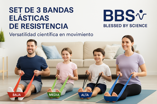 Set de 3 Bandas de Resistencia BBS | Versatilidad Científica en Movimiento
